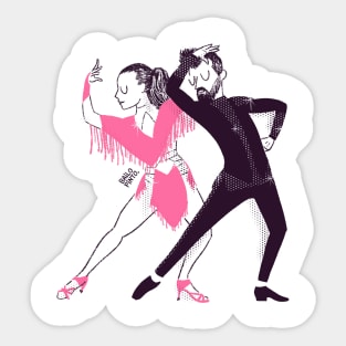 Mambo dancers Sticker